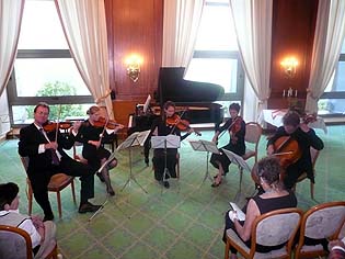 Konzert in der Schlossbergklinik in Oberstaufen